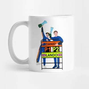 Lando Norris and Daniel Ricciardo - Monza 2021 Mug